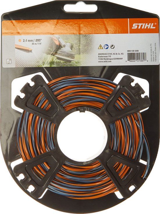 STIHL CF3 Pro maaidraad kruisvormig met carbonaandeel, oranje
