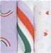 Lässig Swaddle Heavenly Soft Happy Rascals Lavender 80 x 80 cm 3-Pack