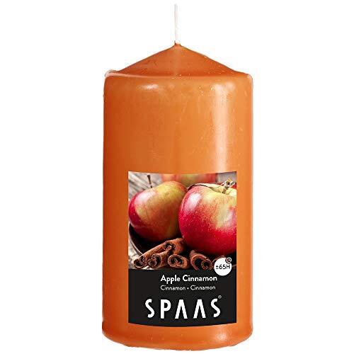 Spaas Geurende cilinderkaars 80/150 mm, ± 65 uur - Apple cinnamon