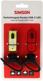 Rema Tip Top Nederland B.V. Simson verlichtingsset Aurora Pocket - USB-C oplaadbaar