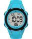 Timex Sport Horloge 40 mm, uniseks, blauw bandje van PU, digitale wijzerplaat, blauwe kast, TW5M62900