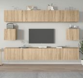 Prolenta Maison Exclusive - Ensemble De Meubles Tv 6 Pcs Chêne Sonoma Bois D'Ingénierie