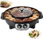Wan GmbH BBQ/Hotpot coréen - Grill coréen - Noir - Inclus couvercle