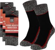 HEAT KEEPER Apollo Thermo werk sokken voor heren/dames - 3x - zwart - 41/46