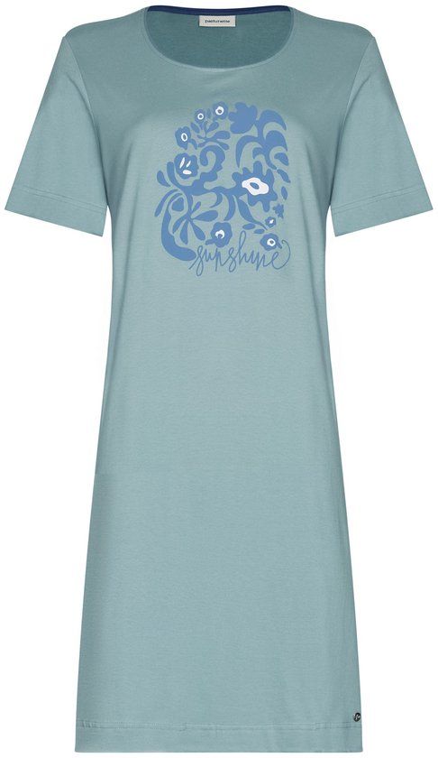 Pastunette Nachthemd Stone Blue Katoen Blauw Maat 36