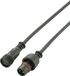TRU COMPONENTS 1572446 Ronde connector afgewerkt Stekker, recht, Bus, recht Totaal aantal polen: 2 1 stuk(s)