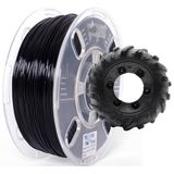 PRILINE Flexibele TPU-filament voor 3D-printers, 95A, 1 kg, 1,75 mm, doorschijnend zwart