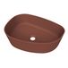 Arcqua Rocker Opbouw Waskom Organisch L 50x37 Mat Terracotta