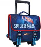 Spider-Man Vadobag Spider-Man Keep on Moving trolley/rugtas - blauw