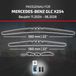 HEYNER® Essuie-glace pour MERCEDES-BENZ GLC 11.2024 - 10.2026, Essuie-glace plat HYBRID, Aérodynamique & Flexible, Revêtement Nanographite