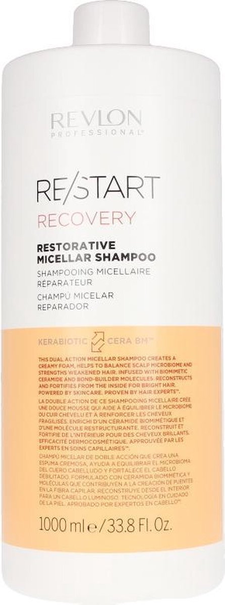 Revlon Re-Start Recovery Restorative Micellar Shampoo 1000ml