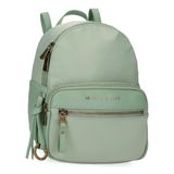 Pepe Jeans Morgan Rugzak, casual, groen, 20 x 25,5 x 10 cm, polyester met kunstlederen details, 5,1 l van Joumma Bags, Groen, Eén maat, Casual rugzak