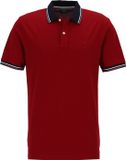 OLYMP Polo Casual - modern fit polo - donkerrood