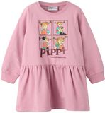 NAME IT Jurk Pippi Langkous Katoen Lilas1 98