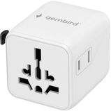 Gembird Universele Reisadapter | Wereld naar Wereld