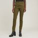 G-STAR Weld High Skinny Femme Jean Olive Foncé Coton/Élasthanne