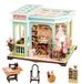 Maison de poupée miniature - Kit de construction - Bois - 20 x 17 x 16 cm