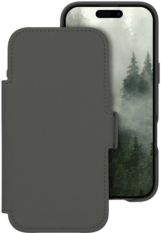 dbramante1928 Bookcase hoesje geschikt voor iPhone Air - Groen - Kunstleer