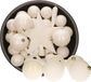 Decoris Kerstversiering pakket - 39-dlg - kunststof - wol wit - kerstballen