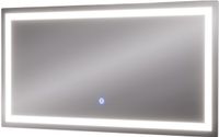 Vicco Miral Badkamerspiegel – 80 x 40 cm met koplampverlichting Glas