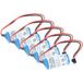 Mitusibishi vhbw 5x Batterie kompatibel mit Q02CPU, Q06HCPU, Q02HCPU, Q12PHCPU, Q12HCPU, Q170HBATC, Q12PRHCPU Steuereinheit (1800 mAh, 3 V, Li-Ion)
