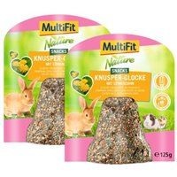 MultiFit Knabbelklok 2 x 125 g Paardenbloem