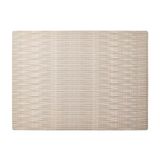 APS 60580 Placemat van siliconen, wasbaar, vuilafstotend, antislip, 45 x 33 cm, beige, 1 stuk