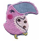 HKM 10232827 patches, stof, roze/blauw, één maat