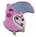 HKM 10232827 patches, stof, roze/blauw, één maat