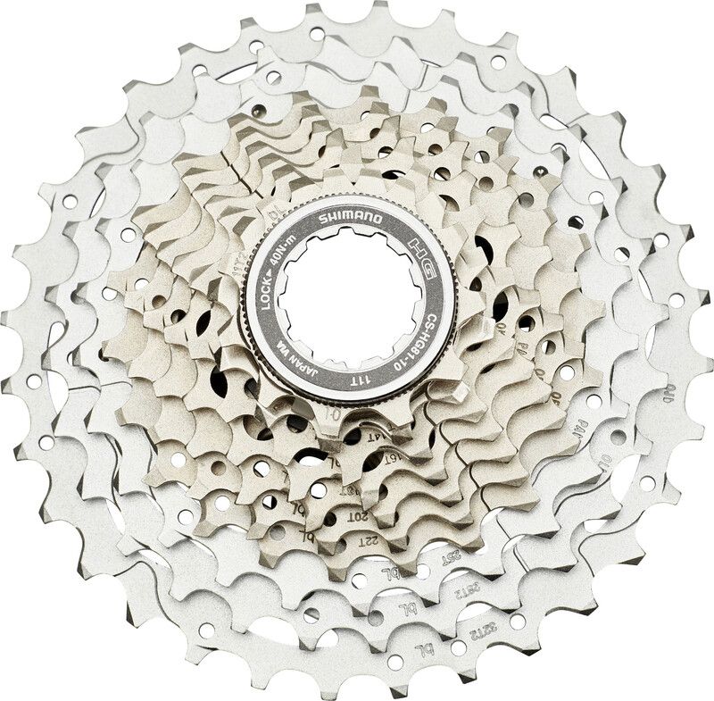Shimano SLX CS-HG81 Cassette - 10 Speed - Silver/Gold