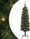 vidaXL Kunstkerstboom Groen 150 cm PVC en Staal en Kunststof
