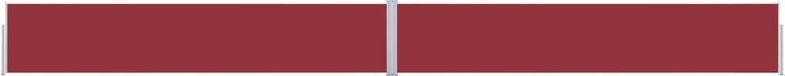 Clôture de jardin extensible 170x1200 cm rouge