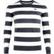 Lacoste Classic Fit Trui ronde halswit/blauw, Gestreept