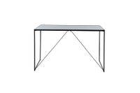 Jahnke Glazen bureau Glam Desk zwart glas/zwart