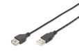 Digitus DB-300200-018-S USB-kabel USB 2.0 1,8 m USB A 0,48 Gbit/s Zwart