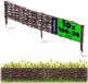 KADAX Clôture en saule 100 x 30 cm (10 pièces)