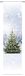 Home fashion Kerstboom schuifgordijn, stof, groen, 245 x 60 x 0,1 cm