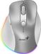 GENIUS Genius Ergo 9000S Pro / Ergonomisch / Optisch / Voor rechtshandigen / 2400 DPI / USB + Bluetooth / Zilver