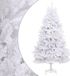 Prolenta Maison Exclusive Kunstkerstboom, inklapbaar met voet, wit, 270 cm