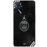 Maniacase Hoesje voor Oppo A16 psg jordan logo zwart