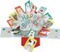 POP-UP 3D Pop-up wenskaart met envelop – Happy Birthday - Dogs
