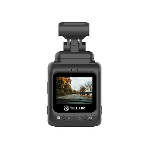 TELLUR Dash Patrol DC1, FullHD 1080P, G-sensor detecteert schokken en start de opname, parking monitorfunctie, zwart