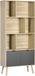 Homcom Bibliothèque Bois 80x35x180cm Bois Naturel