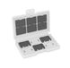 Merkloos Nintendo Switch 2 / Switch Game Card Case - Opslag voor 24 Gamekaarten - Geheugenkaart Opberghoes - Beschermhoes met Organizer voor Games - Opberghoes Ideaal voor Reizen - Wit