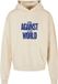 Mister Tee Me against the World Ultra Heavy Oversize Hoodie/trui Beige M