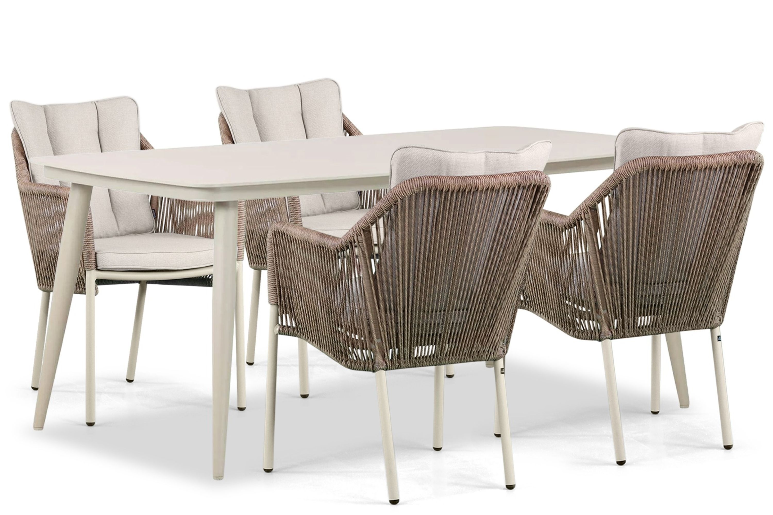 De Laan Projects Lifestyle Lifestyle Marbella/Vienna 180 cm dining tuinset 5-delig