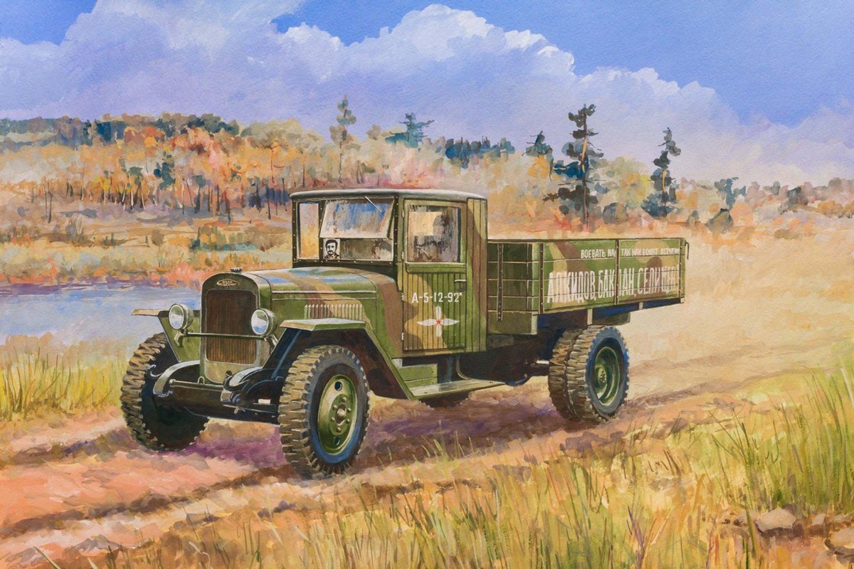 Zvezda 1:35 3529 Soviet Truck ZIS-5V Plastic kit