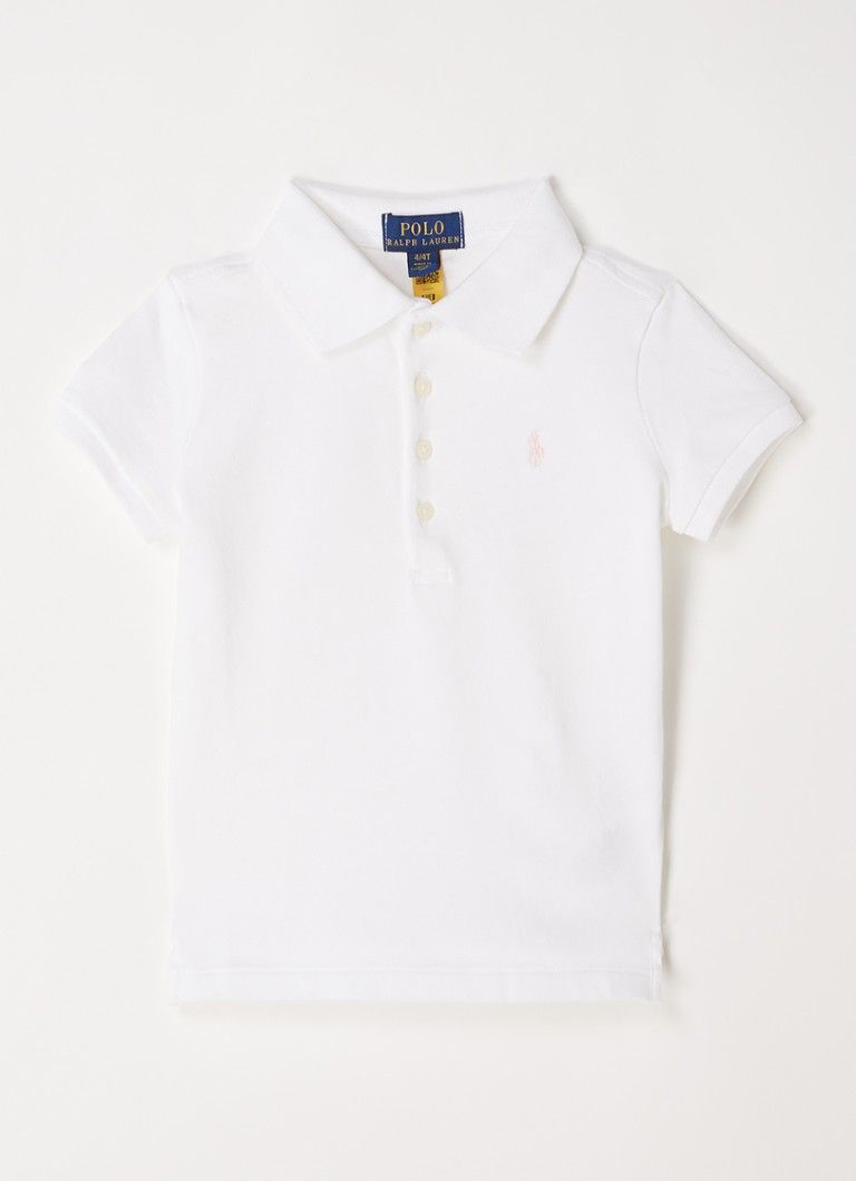 Ralph Lauren Polo van piqué katoen met logoborduring