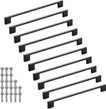 SOTECH 10 stuks meubelgrepen BLACKLINE XII BA 224 mm zwart mat aluminium