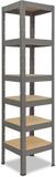 Shelfplaza PRO metalen stellingkast - 180x40x40 cm - grijs - 6 planken